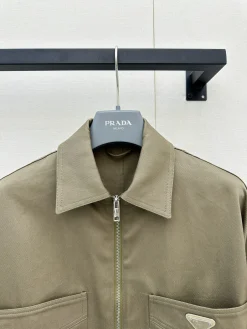 Alternative view of PRADA Jackets Khaki S-L C25202609063246