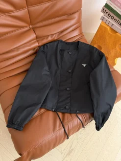 PRADA Jackets Nylon Black S-L C25202609063047