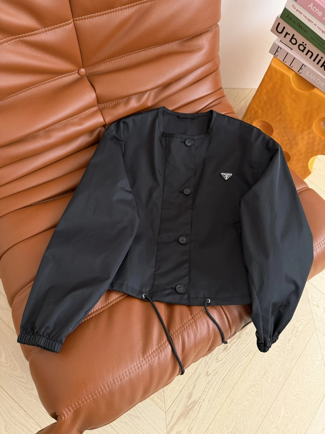 PRADA Jackets Nylon Black S-L C25202609063047