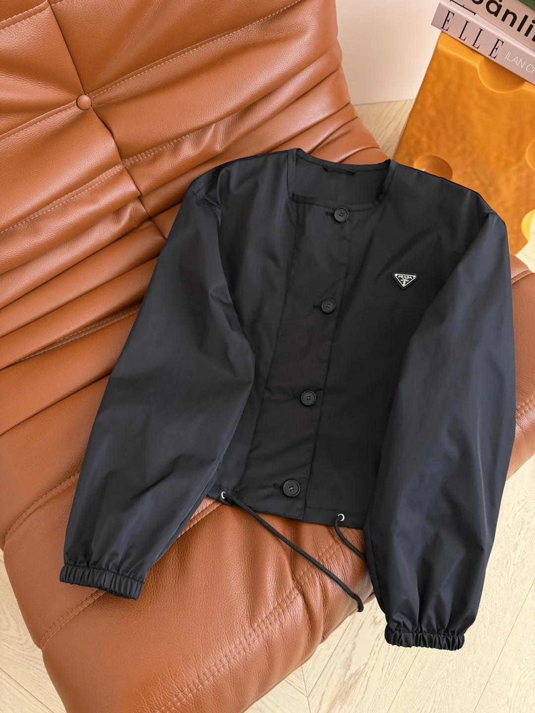 PRADA Jackets Nylon Black S-L C25202609063047 - Image 4