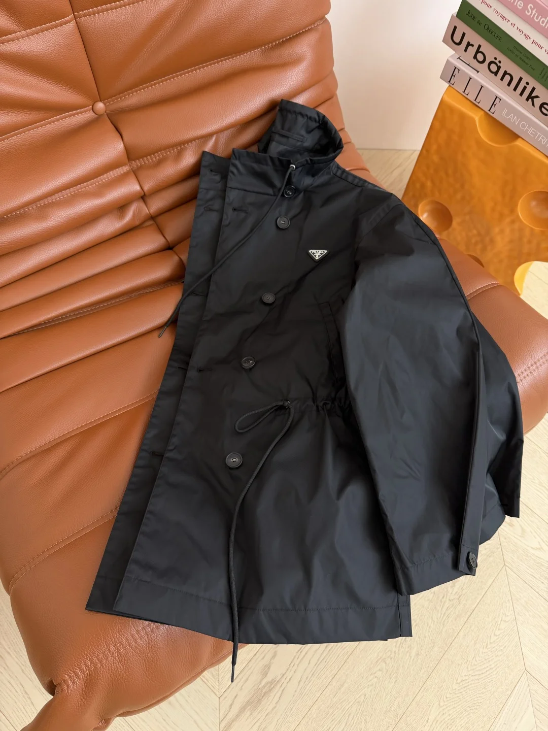 PRADA Jackets Nylon Black S-L C75202609061734 - Image 3