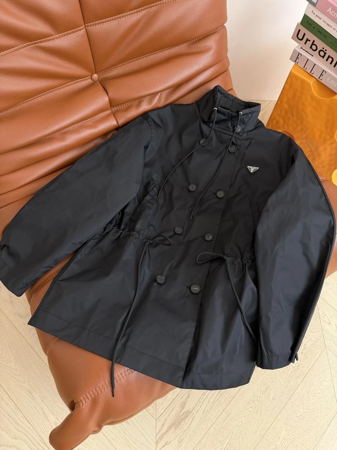 PRADA Jackets Nylon Black S-L C75202609061734 - Image 4