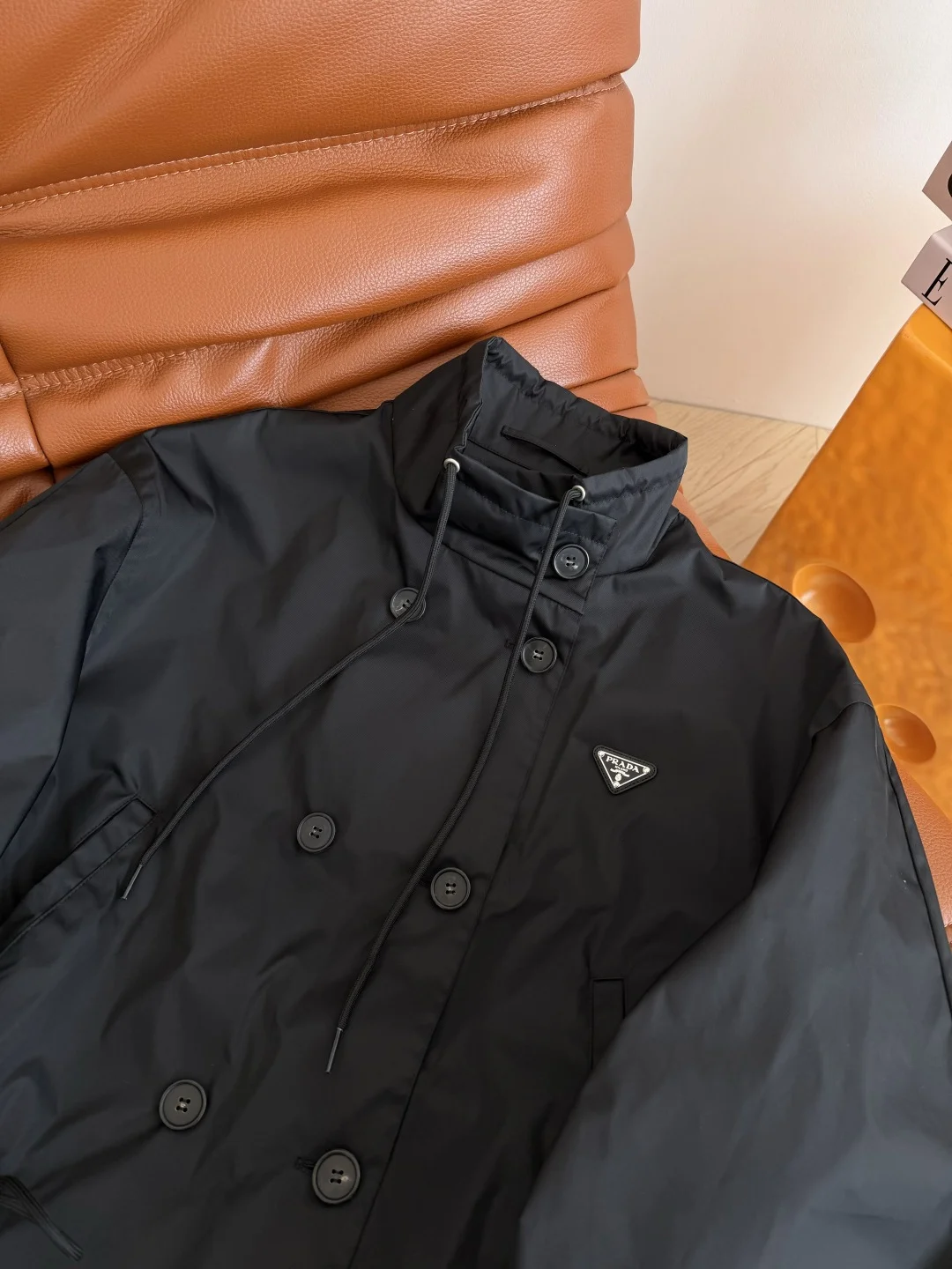 PRADA Jackets Nylon Black S-L C75202609061734 - Image 5