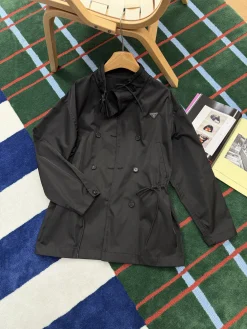 PRADA Jackets Nylon Black S M L E05202609061019