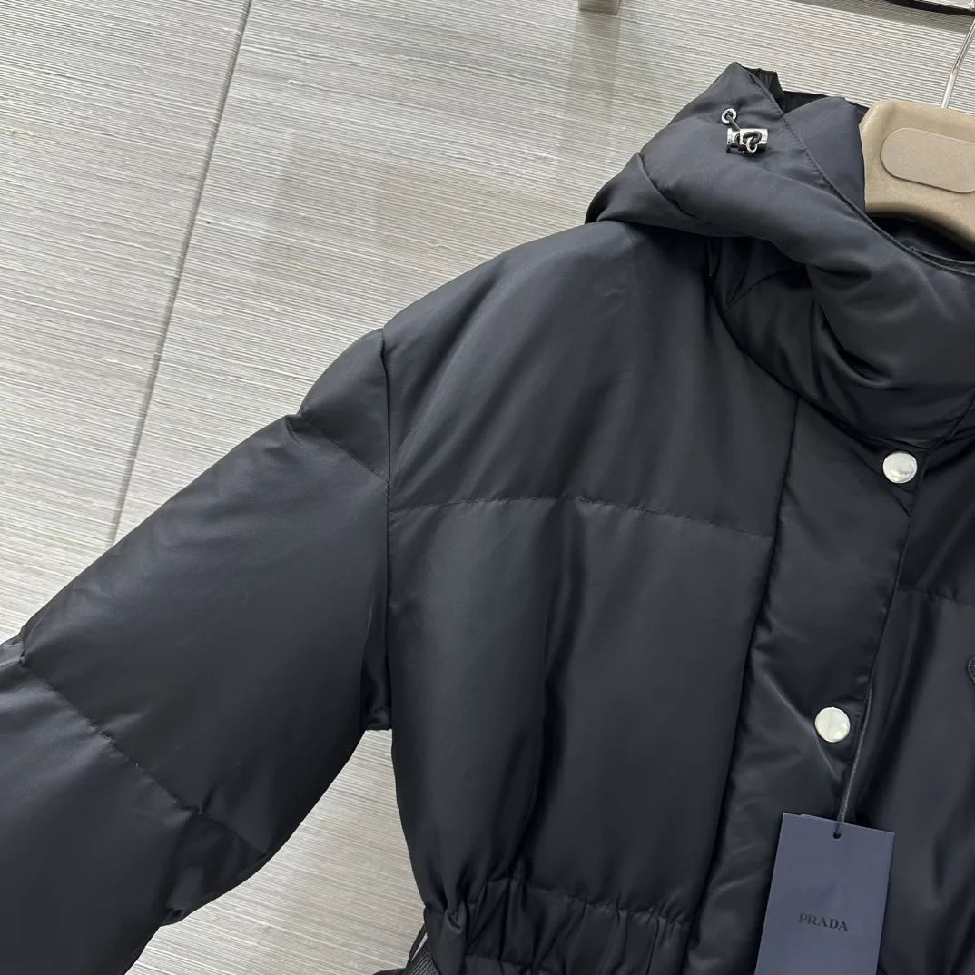 PRADA Jackets Nylon Down Black S-L F15202609061197 - Image 3