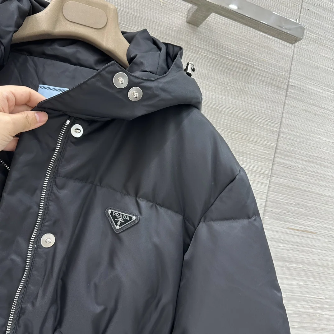 PRADA Jackets Nylon Down Black S-L F15202609061197 - Image 4