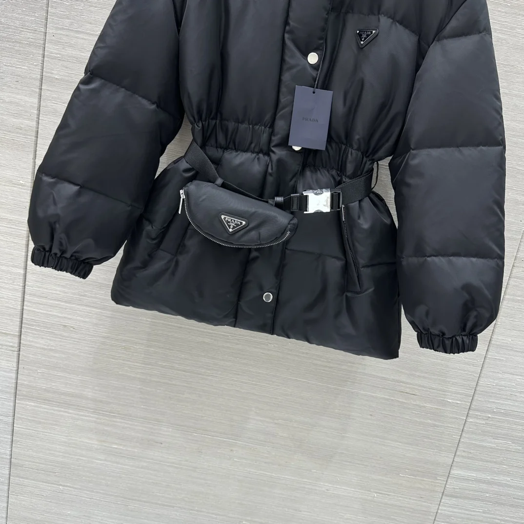 PRADA Jackets Nylon Down Black S-L F15202609061197 - Image 5