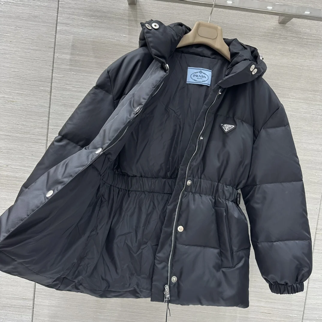 PRADA Jackets Nylon Down Black S-L F15202609061197 - Image 8