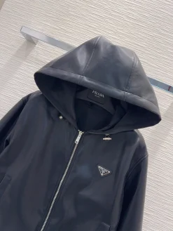 Alternative view of PRADA Jackets PU Leather Black S-L B95202609060824
