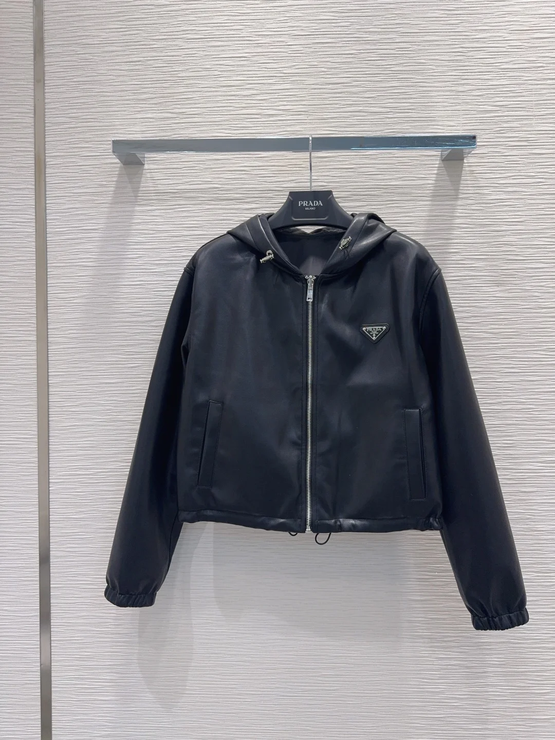 PRADA Jackets PU Leather Black S-L B95202609060824 - Image 3
