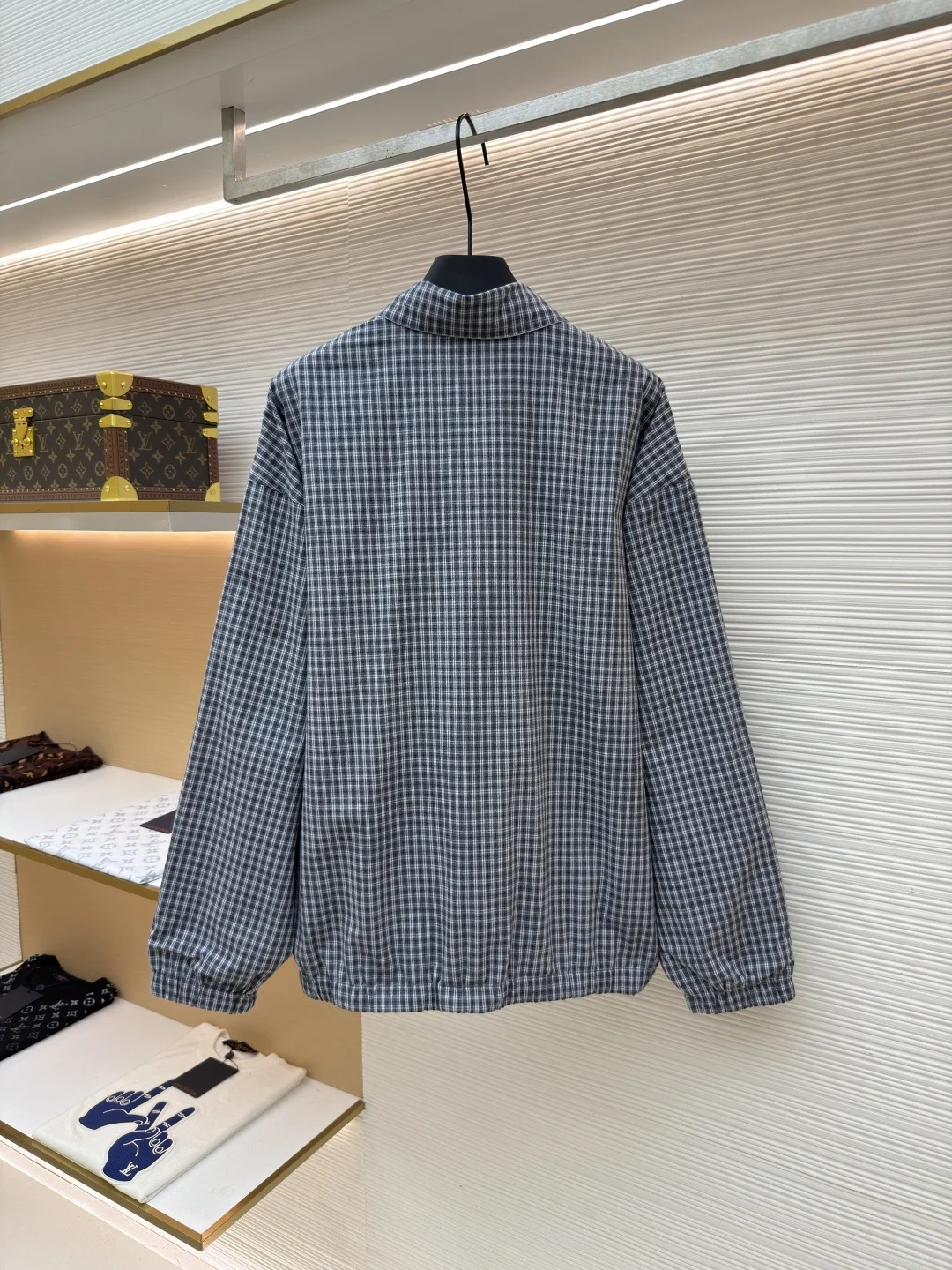 PRADA Jackets Poplin Gray-Black 42-48 C00202609090623 - Image 4