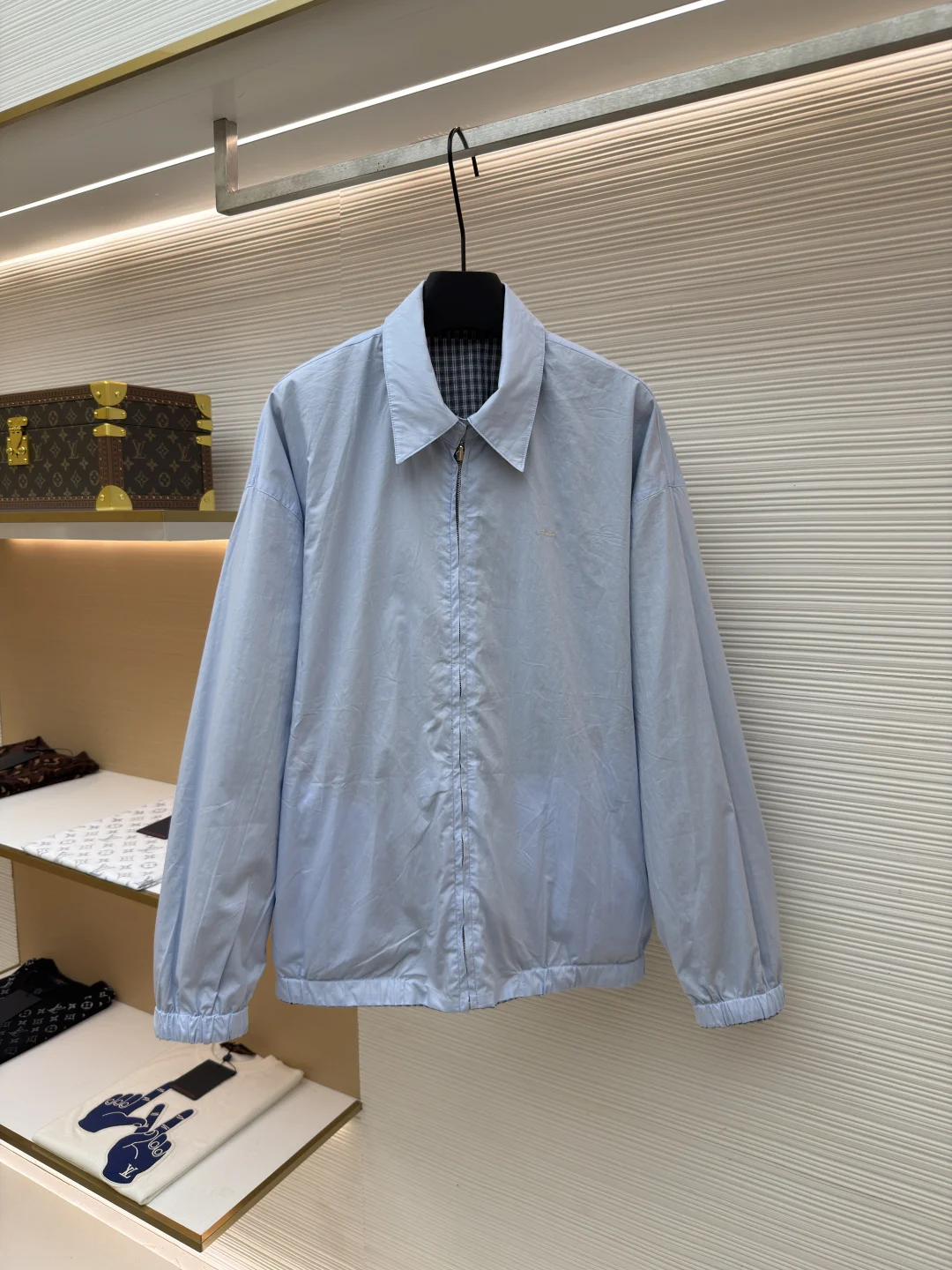 PRADA Jackets Poplin Gray-Black 42-48 C00202609090623 - Image 5