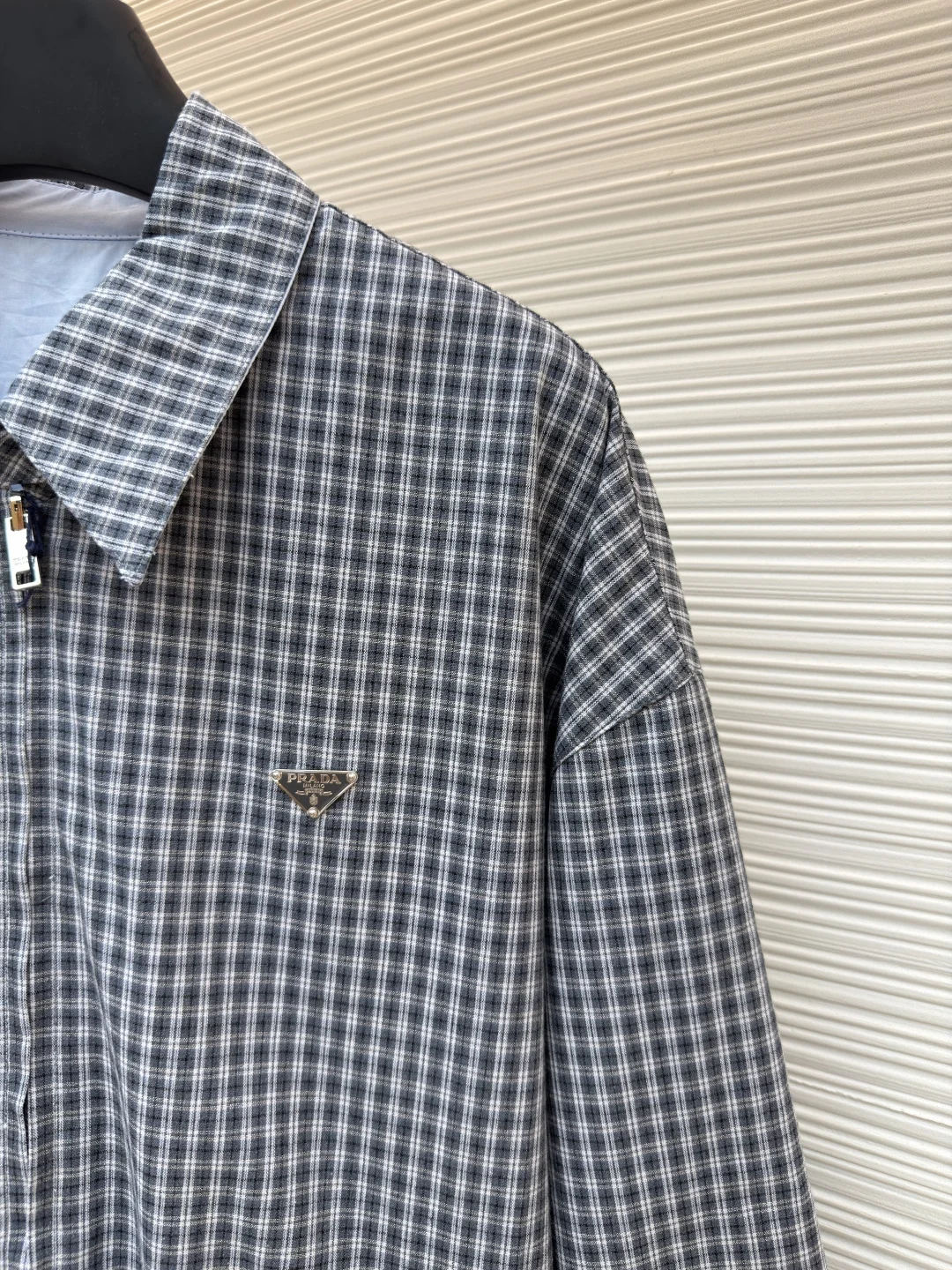 PRADA Jackets Poplin Gray-Black 42-48 C00202609090623 - Image 9