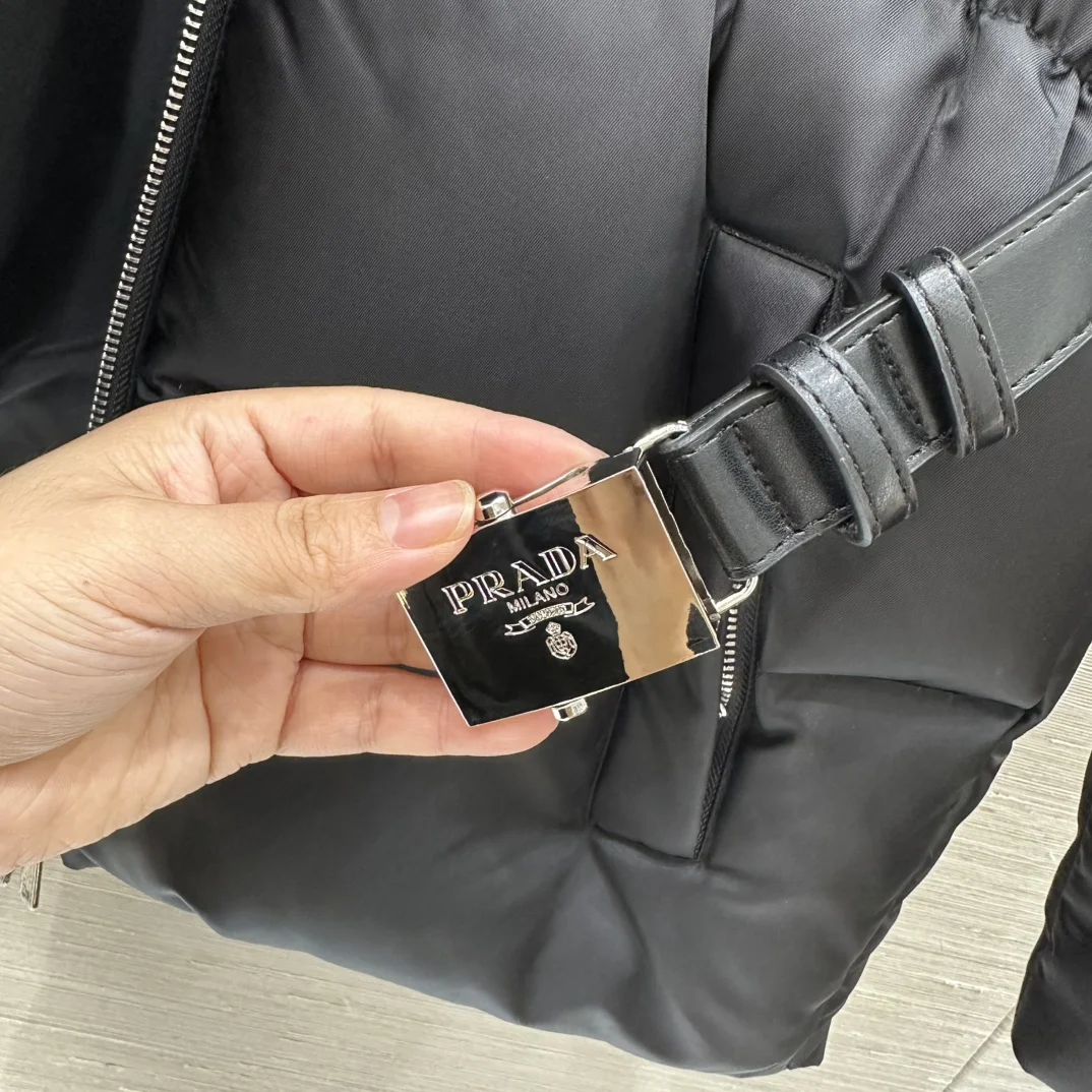 PRADA Jackets Recycled Nylon Black S-L E75202609061206 - Image 7
