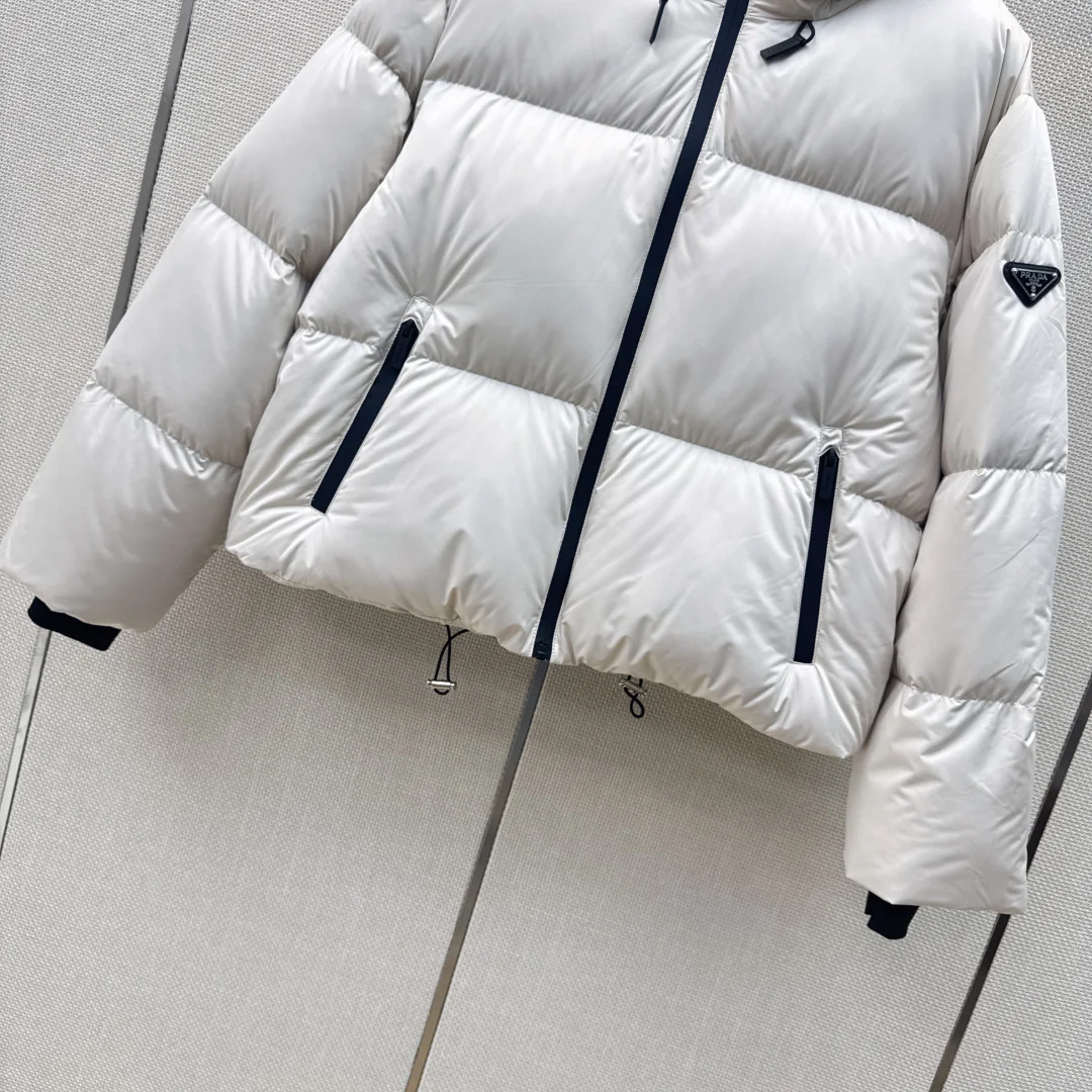 PRADA Jackets White-Black S-L F15202609060626 - Image 4