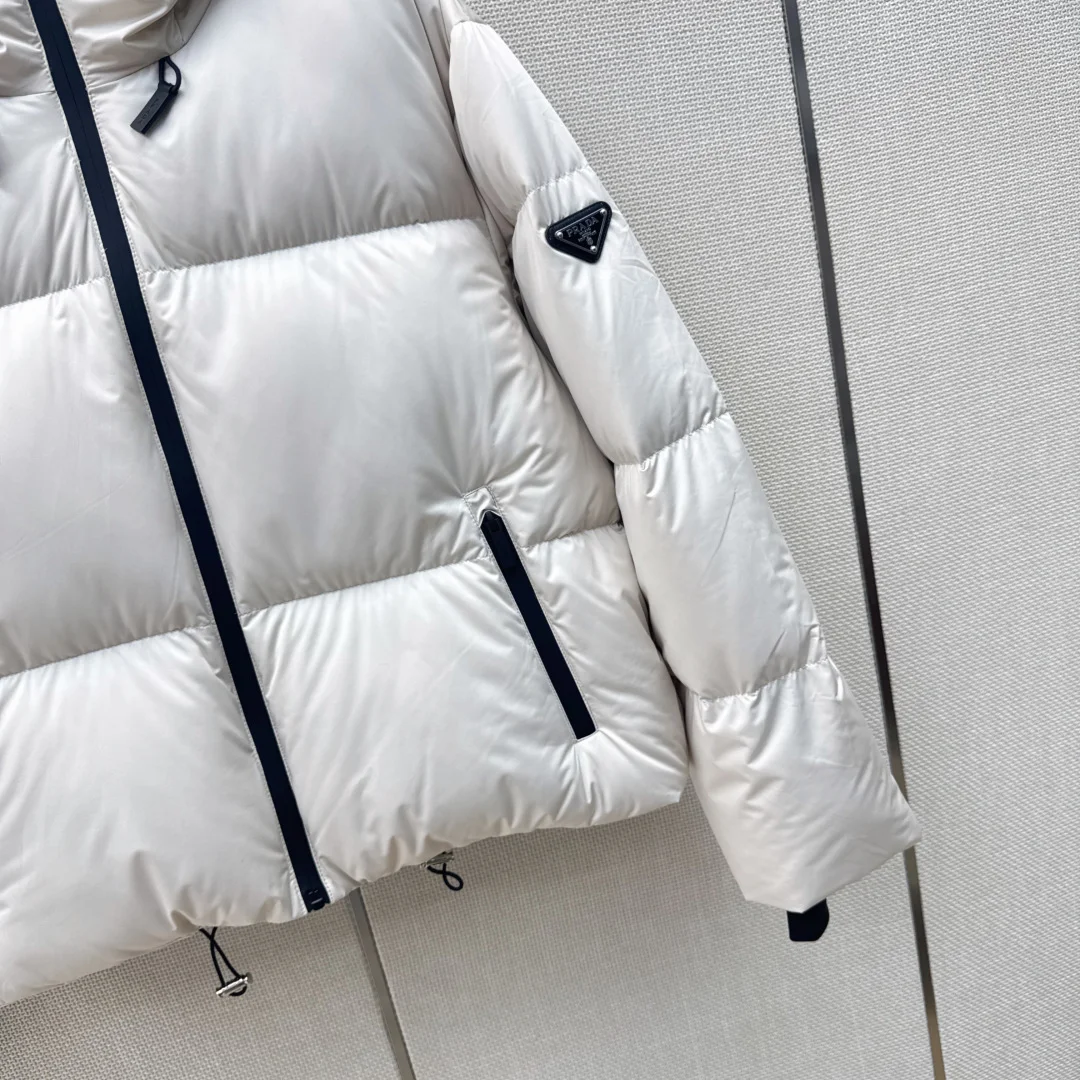 PRADA Jackets White-Black S-L F15202609060626 - Image 5