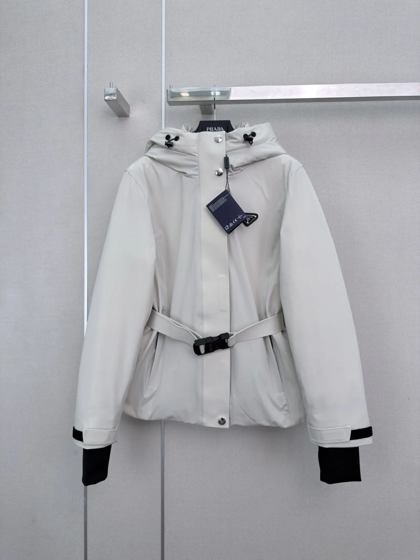 PRADA Jackets White-Black S-L F25202609061120