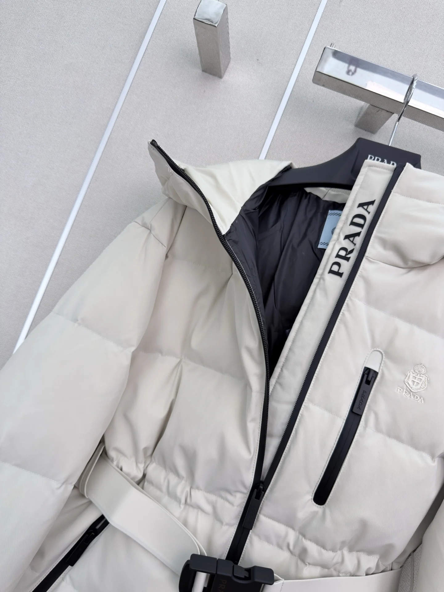 PRADA Jackets White-Black S-L F40202609061117 - Image 4