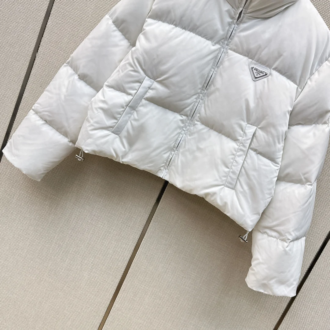 PRADA Jackets White Duck Down White-Brown 36-40 D75202609060594 - Image 3