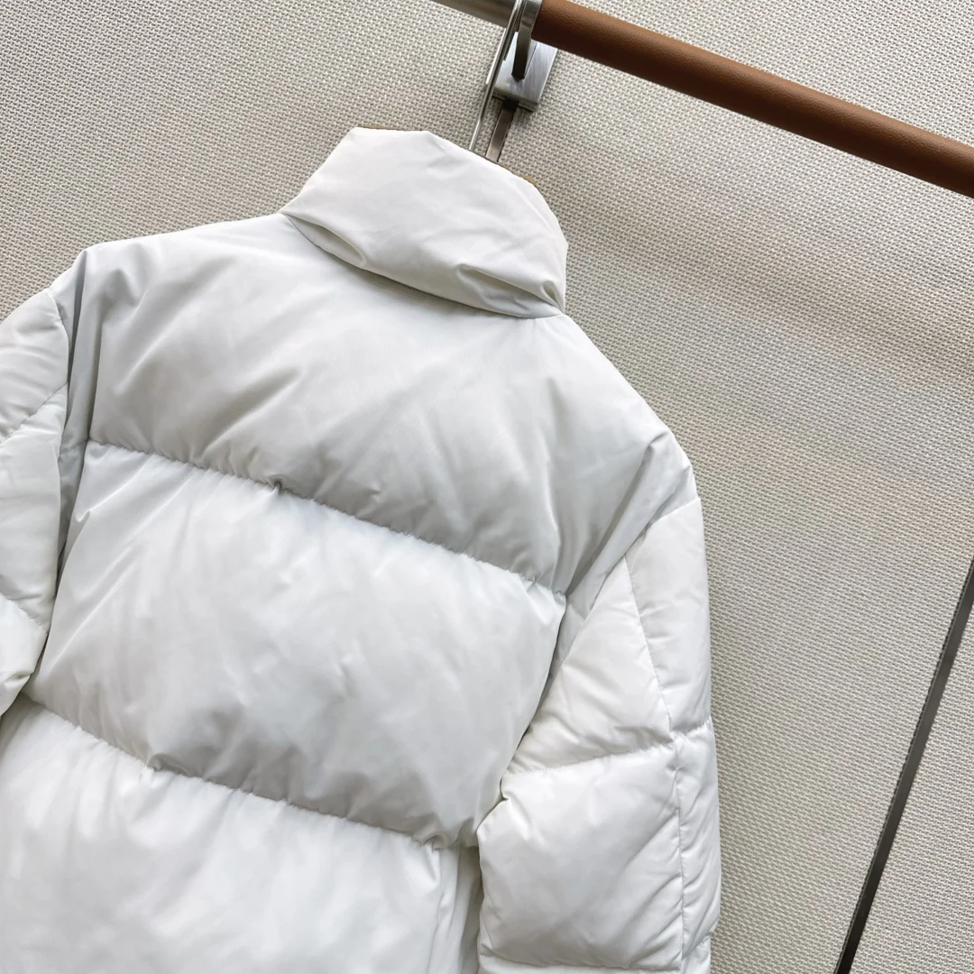 PRADA Jackets White Duck Down White-Brown 36-40 D75202609060594 - Image 8