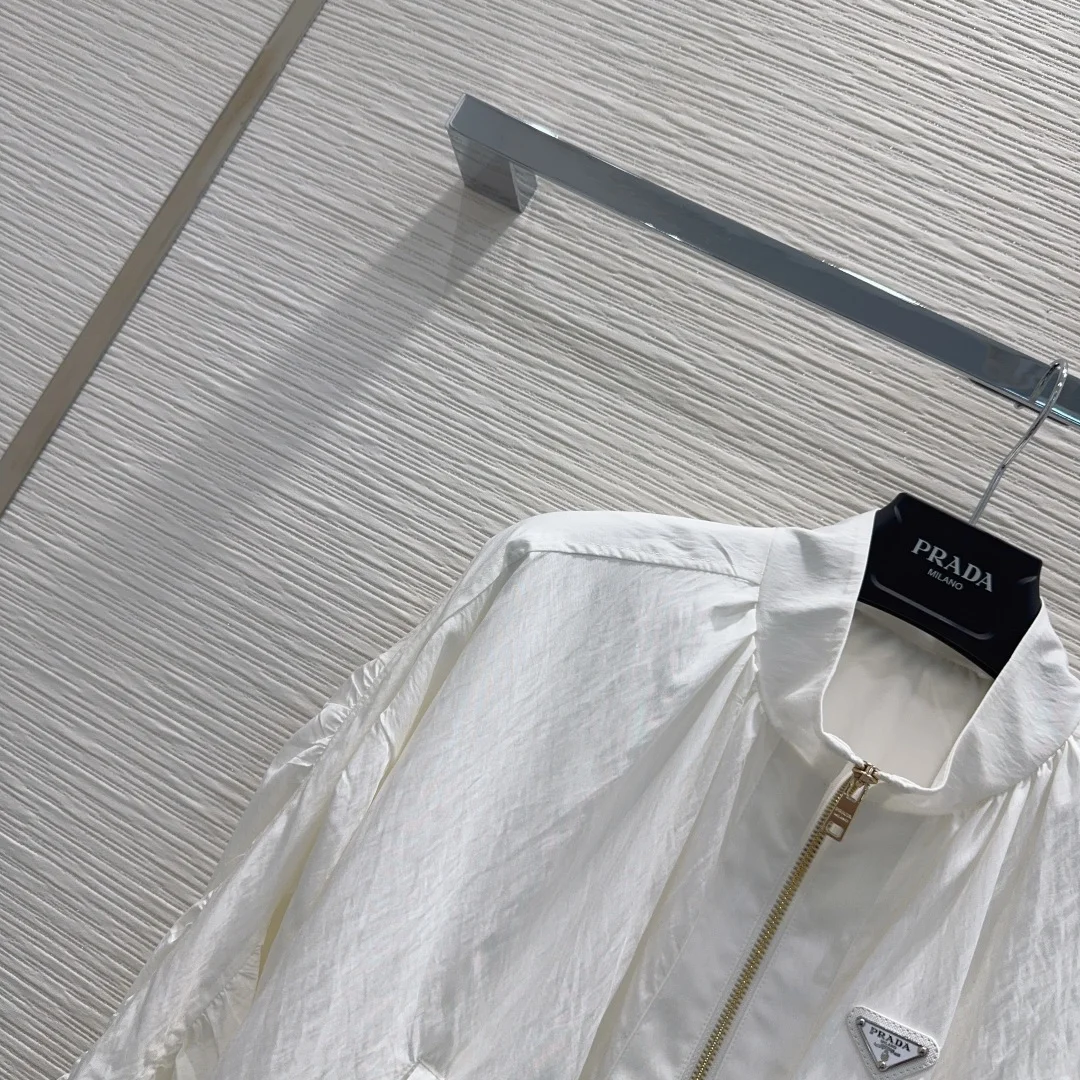 PRADA Jackets White-Gold S-L B75202609061916 - Image 3