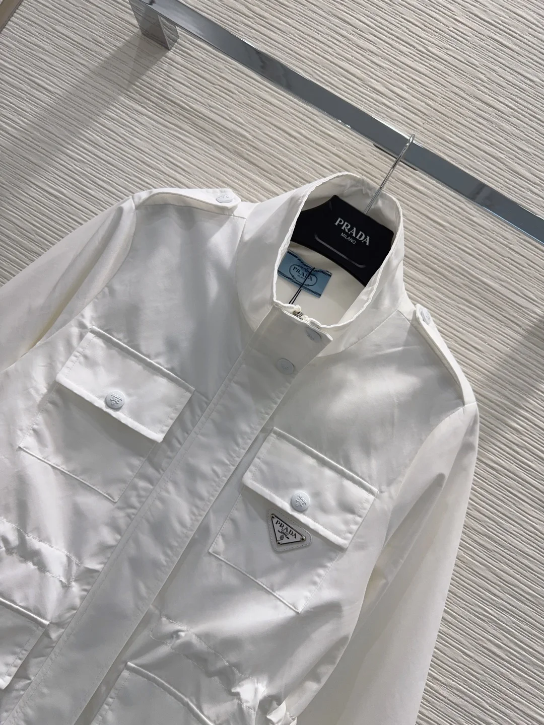PRADA Jackets White S-L C25202609061900 - Image 2