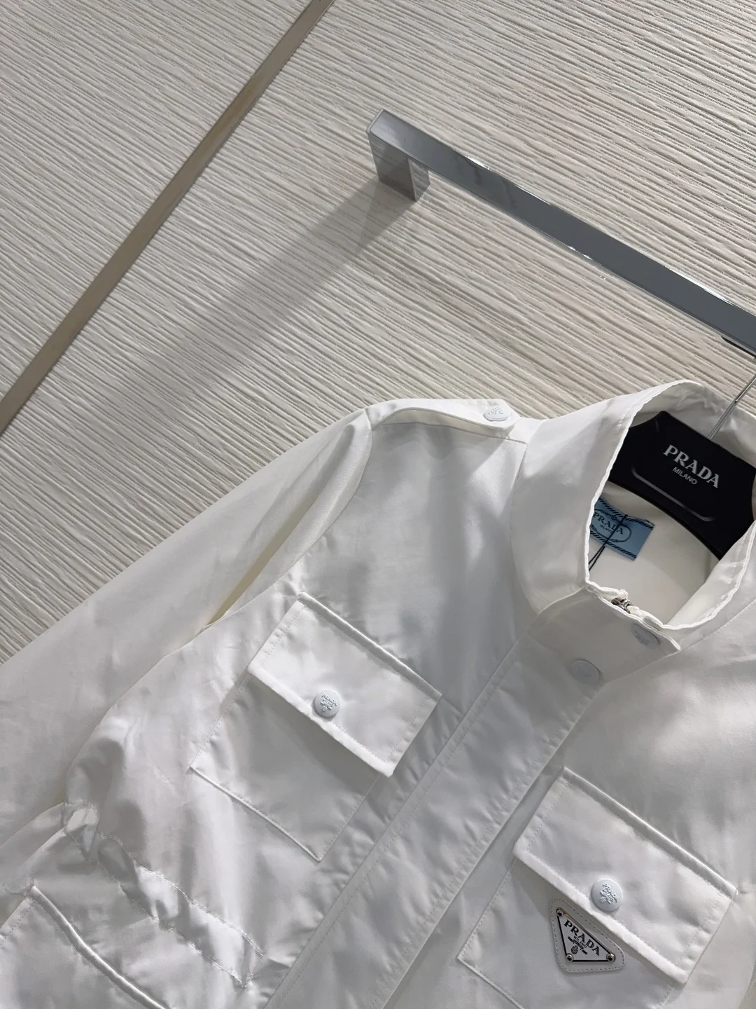 PRADA Jackets White S-L C25202609061900 - Image 3