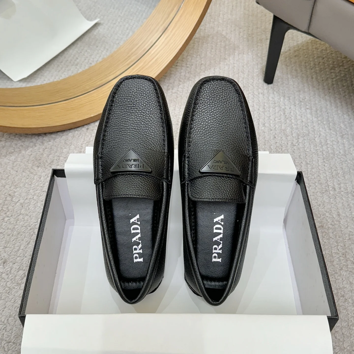 PRADA Loafers Black B00202609110153 - Image 2