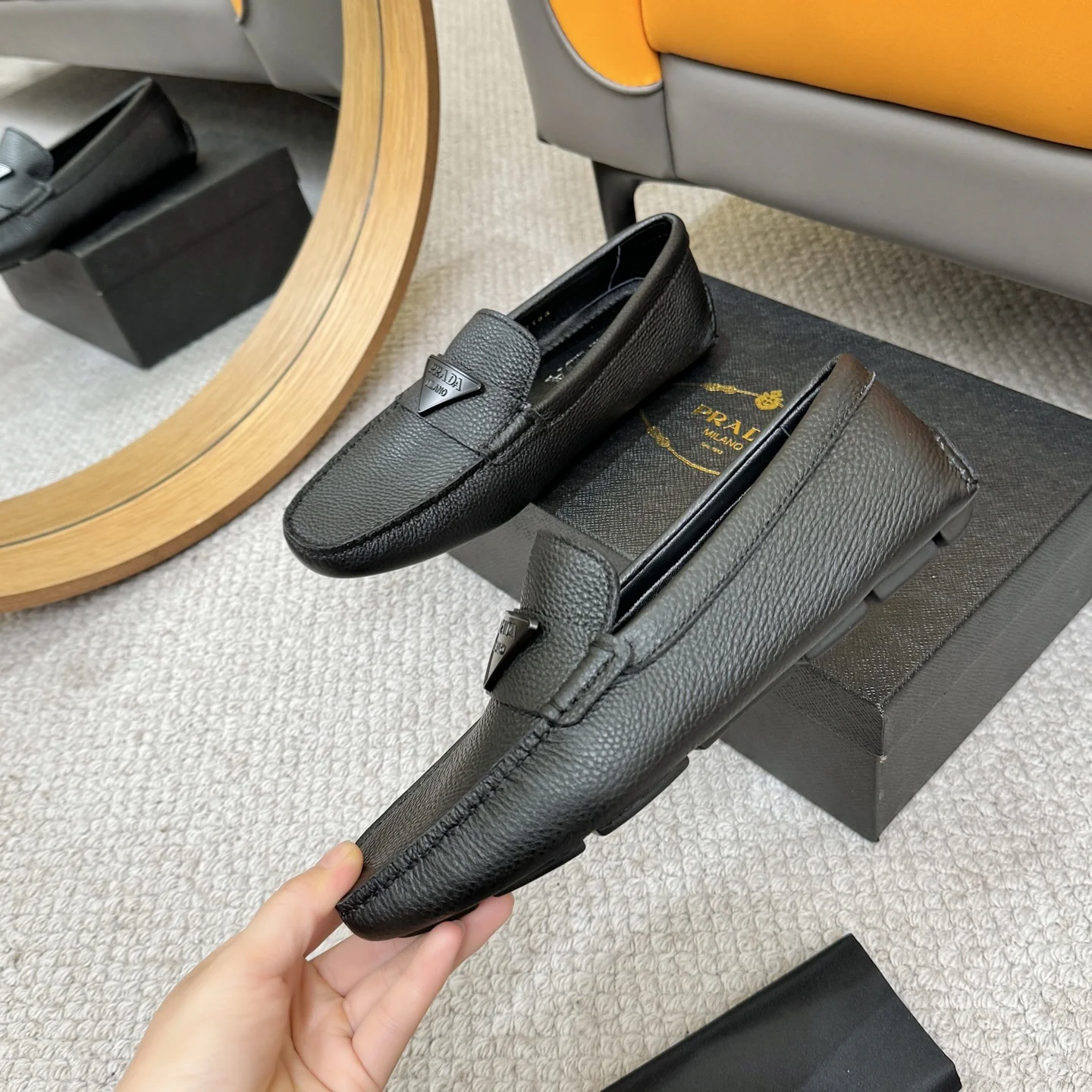 PRADA Loafers Black B00202609110153 - Image 4