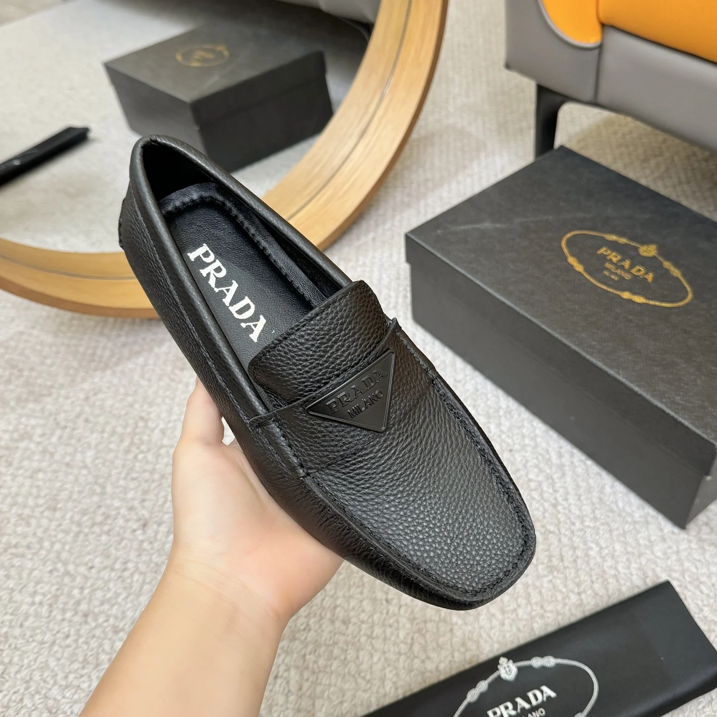 PRADA Loafers Black B00202609110153 - Image 5
