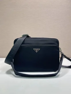 Alternative view of PRADA Messenger Bags Re-Nylon Saffiano Leather Black 31X23X10CM D80202609090409