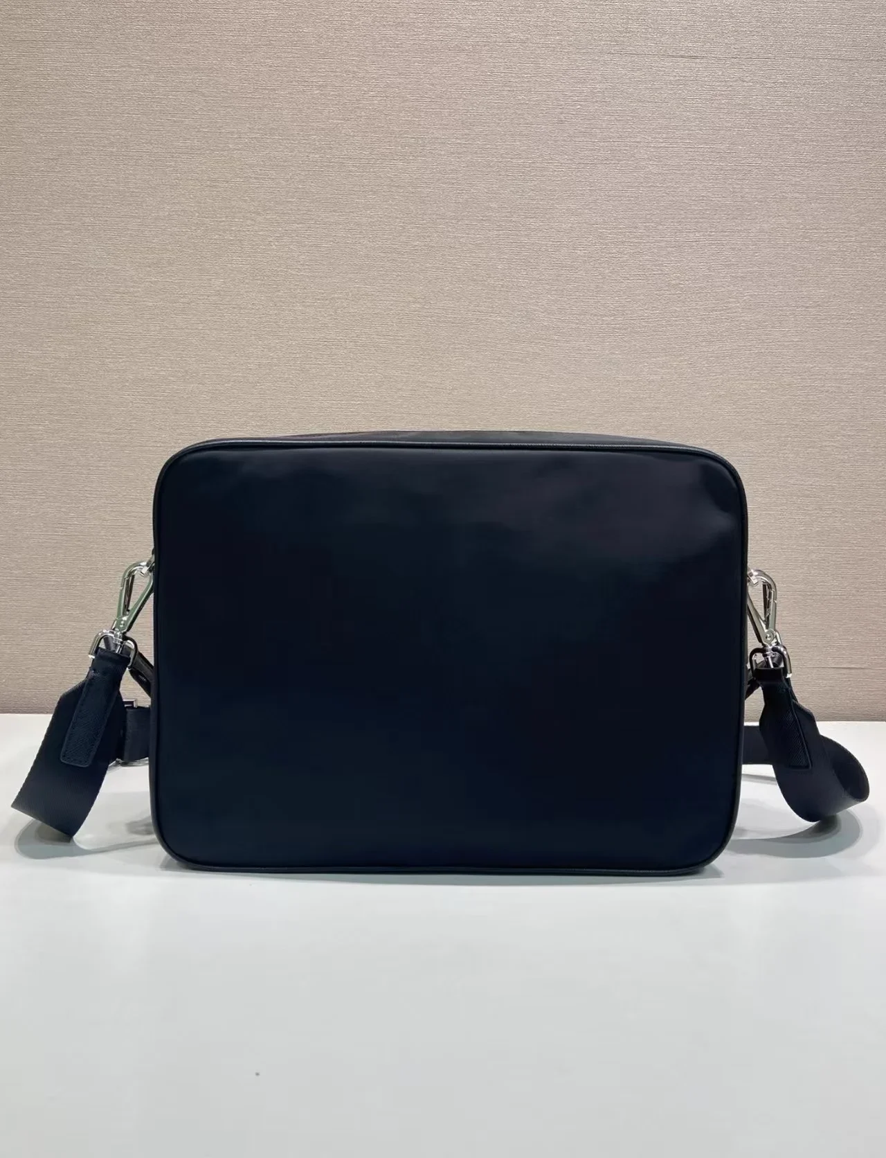 PRADA Messenger Bags Re-Nylon Saffiano Leather Black 31X23X10CM D80202609090409 - Image 5