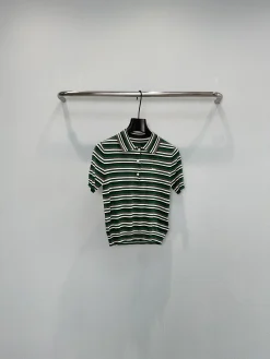 PRADA Polos Green-White S-L B15202609060313