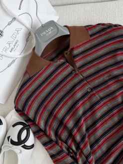 Alternative view of PRADA Polos Red-Gray-Navy-Brown S-L C00202609060270