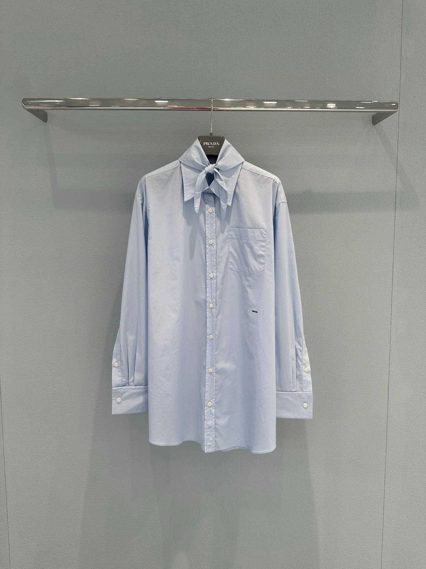 PRADA Shirts Cotton Blue S-L B55202609061241