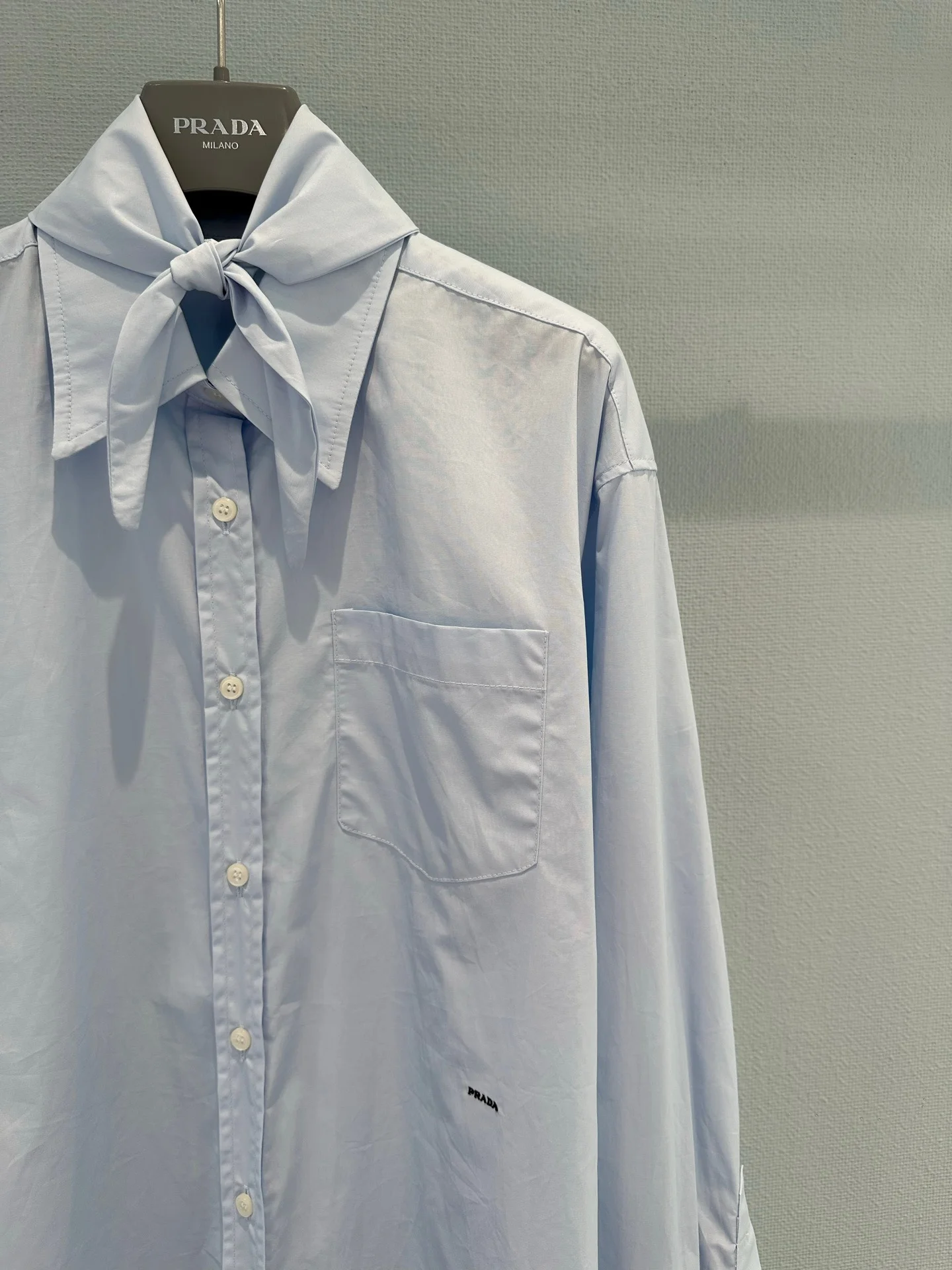 PRADA Shirts Cotton Blue S-L B55202609061241 - Image 7