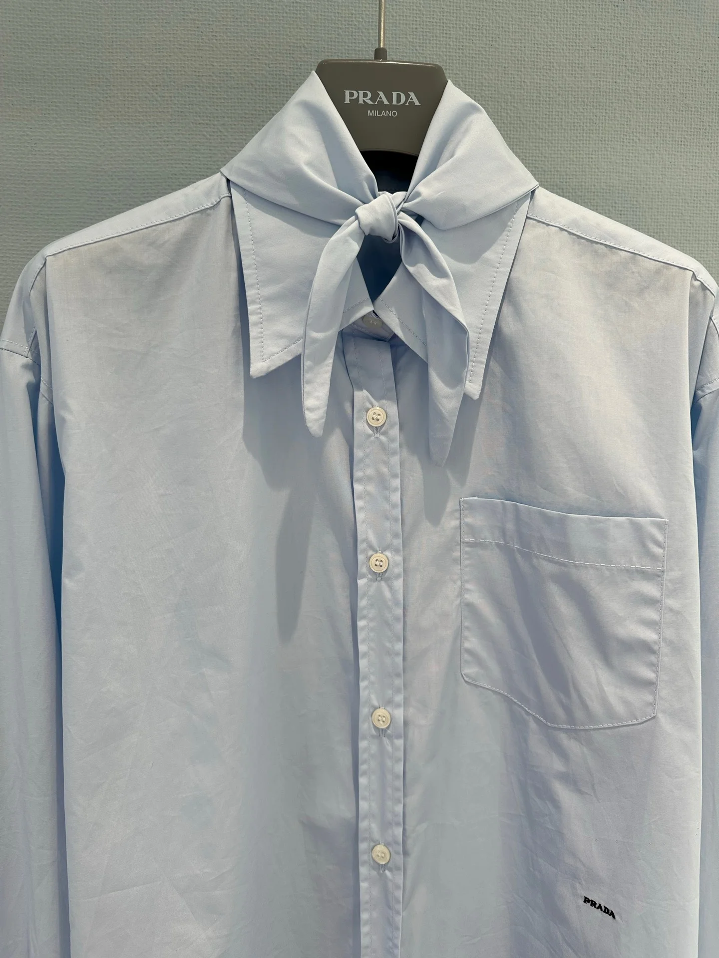 PRADA Shirts Cotton Blue S-L B55202609061241 - Image 8