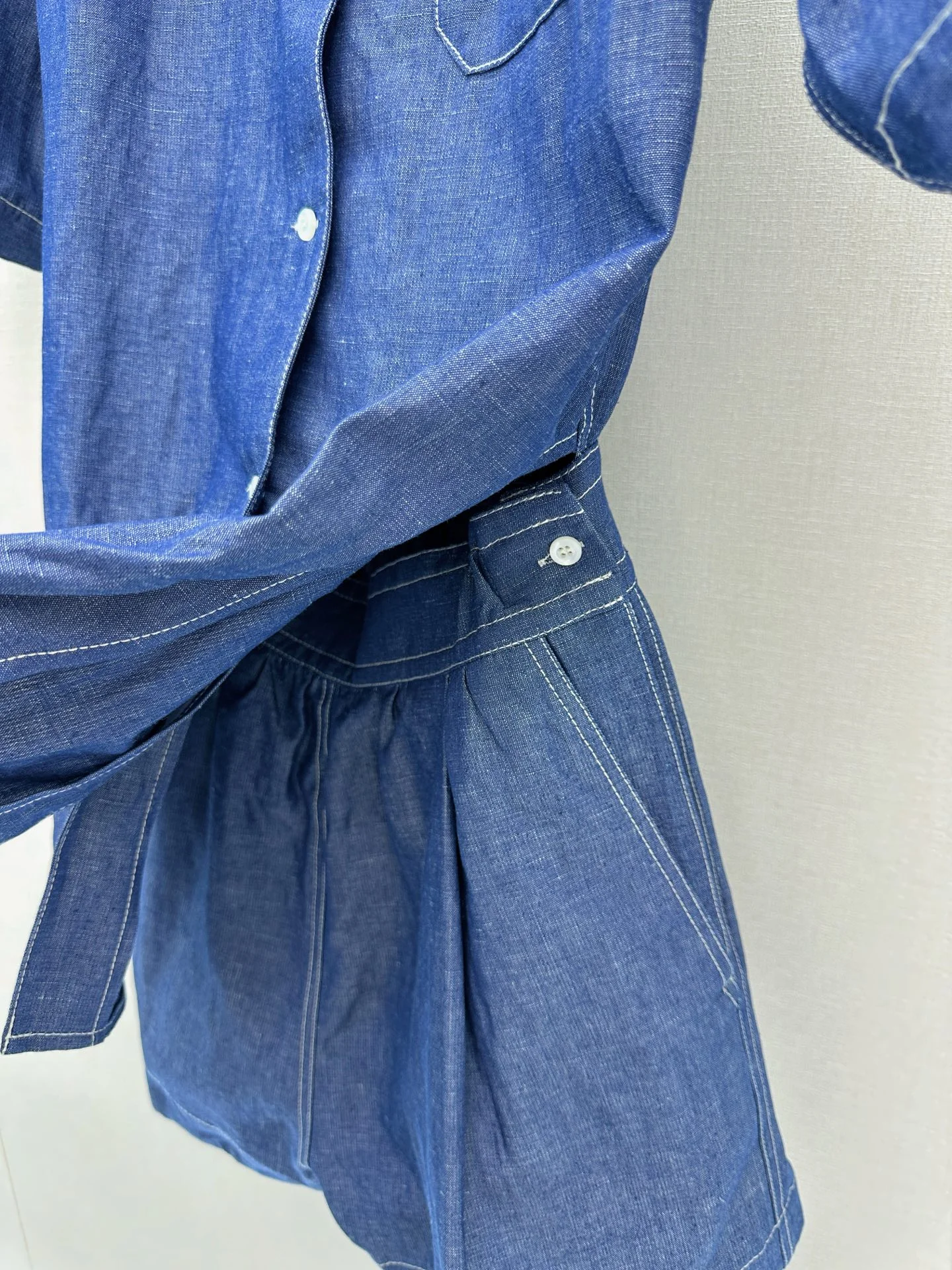PRADA Shirts Denim Blue S-M-L D75202609062843 - Image 5