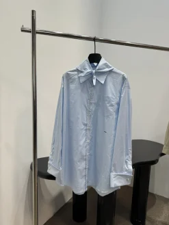 Alternative view of PRADA Shirts Light Blue S-L B60202609061724