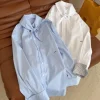 PRADA Shirts Light Blue-White S-L C25202609062593