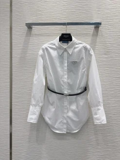 PRADA Shirts White-Black S-L B45202609061913