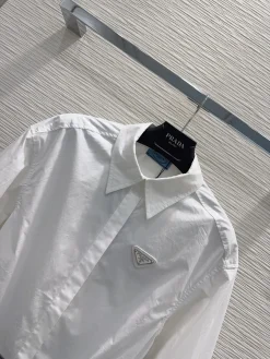 Alternative view of PRADA Shirts White-Black S-L B45202609061913