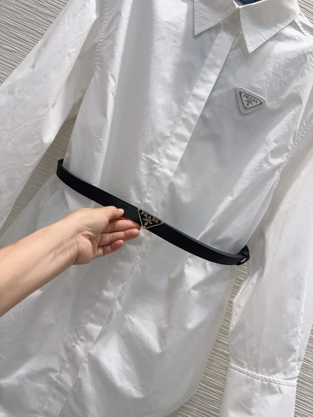 PRADA Shirts White-Black S-L B45202609061913 - Image 5