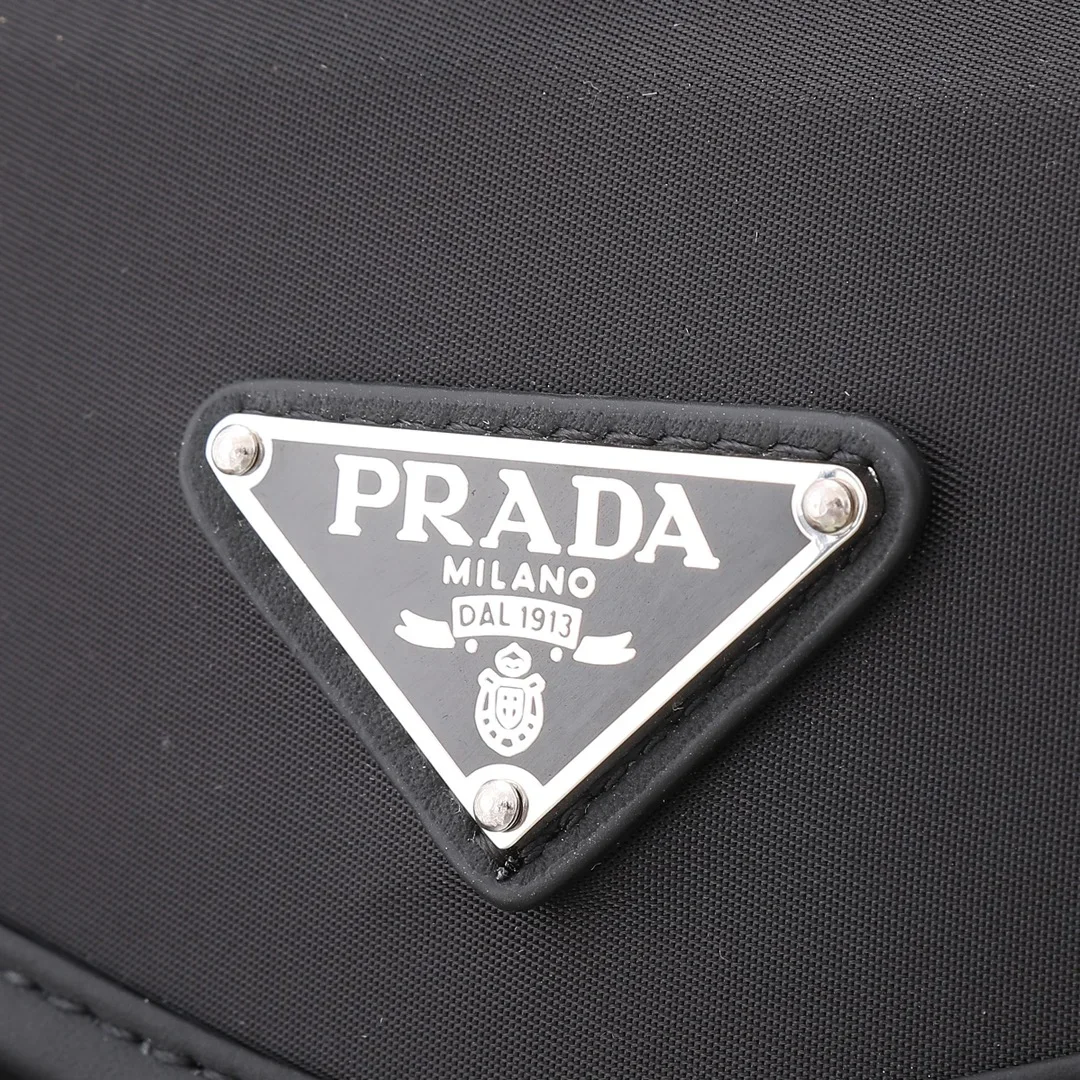 PRADA Shoulder Bags Nylon Black 27X18X7CM D50202609090417 - Image 4