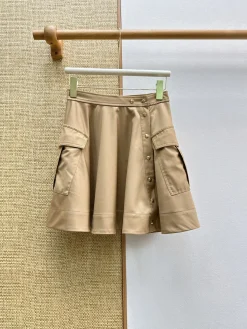PRADA Skirts Beige-Gold S-L B45202609063296