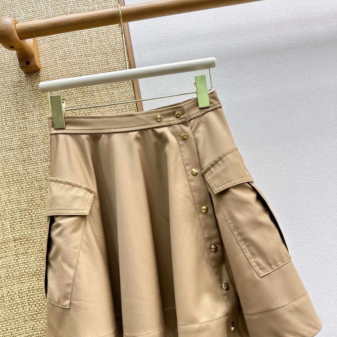 PRADA Skirts Beige-Gold S-L B45202609063296 - Image 2