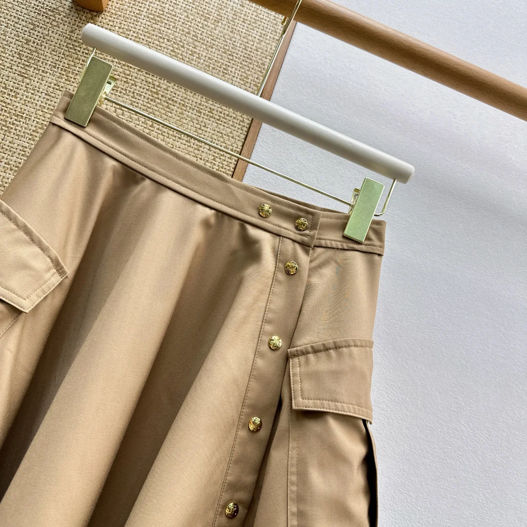 PRADA Skirts Beige-Gold S-L B45202609063296 - Image 3