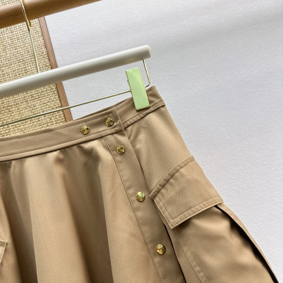 PRADA Skirts Beige-Gold S-L B45202609063296 - Image 4