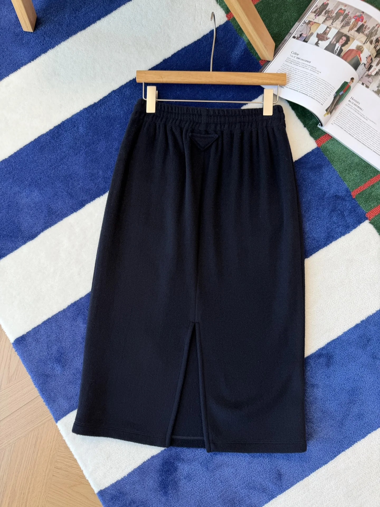 PRADA Skirts Navy Blue-Silver S-L C25202609060026 - Image 5