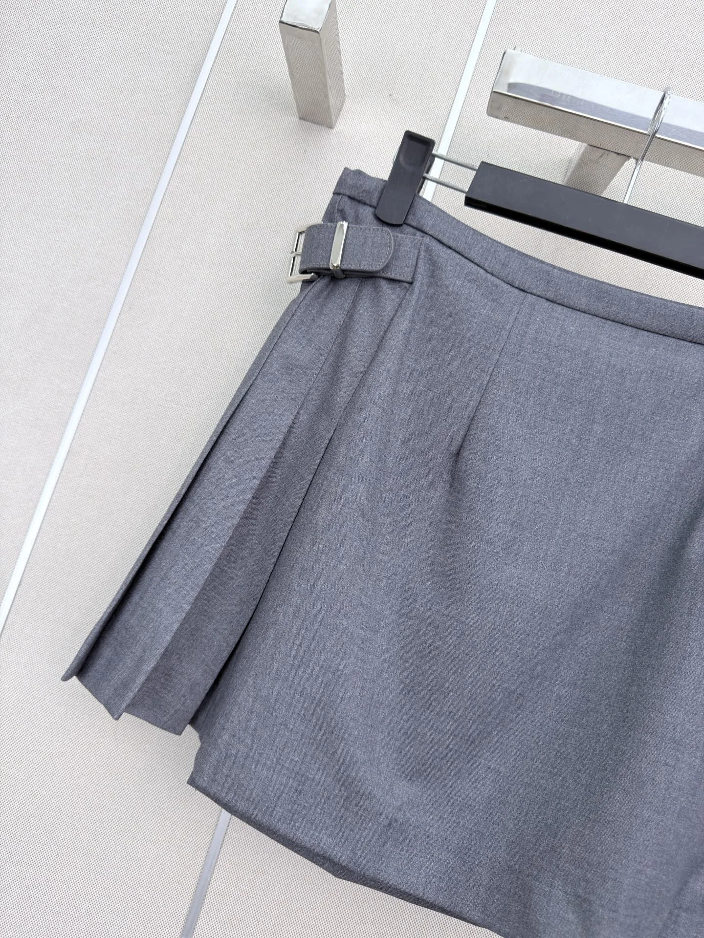 PRADA Skirts White-Gray S-L A80202609062640 - Image 4